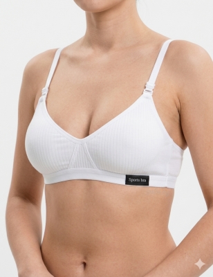 Памучен сутиен тип „Sport Top“ – максимален комфорт - чашка А/B