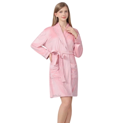 Домашен дамски халат- плюш