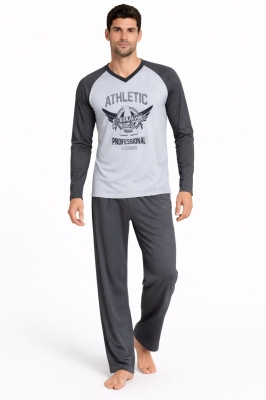 Мъжка пижама от интерлог- Diex 601