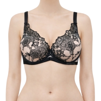 Сутиен - твърда чашка D с повдигане тип "ръчичка"