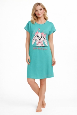 Дамска нощница с картинка- Петков 12704