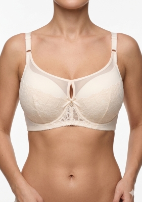 Сутиен с фина дантела и отлична поддръжка - чашка E