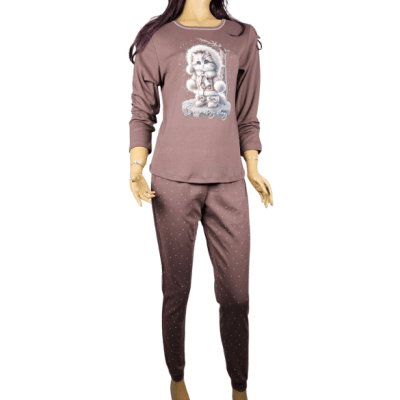 Дамска пижама - Snowy Day - Иватекс 4269