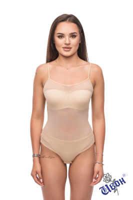 Боди с тънка презрамка от тюл - тип прашка - Ивон 3901