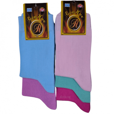 Сет едноцветни дамски чорапи