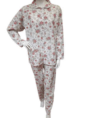 Дамска пижама - вата с копчета