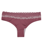 Микрофибърна бразилиана д дантелен ласстик - Бижу 1701