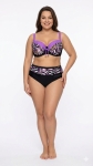 Дамски бански от две части с актуален принт- чашка Е / G - Rivage line