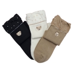 Сет памучни дамски чорапи- Мече