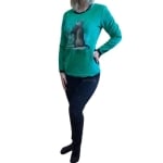 Дамски комплект от плюш - Коте