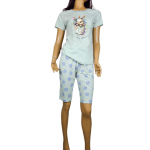 Дамска пижама с 3/4 панталони - Иватекс 3928