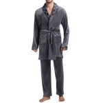 Луксозен мъжки комлект- халат с панталон