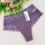 Дантелена бразилиана с висока талия