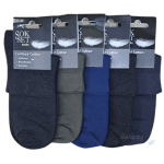 Сет мъжки чорапи къс конч - без ластик