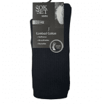 Мъжки термо чорапи с широк рипсен ластик